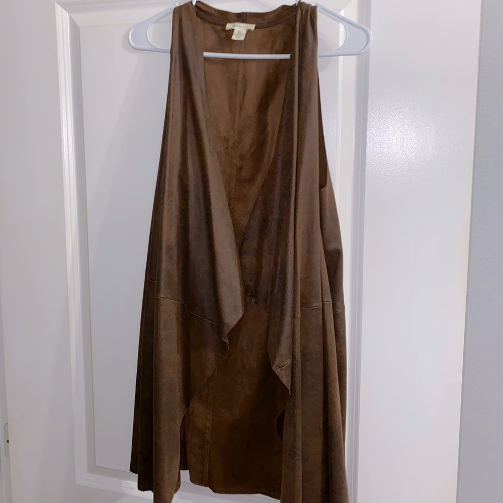 Brown Leather Vest